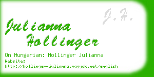 julianna hollinger business card